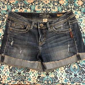 Silver Jeans-Shorts